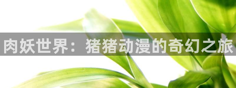 age动漫下载入口：肉妖世界：猪猪动漫的奇幻之旅
